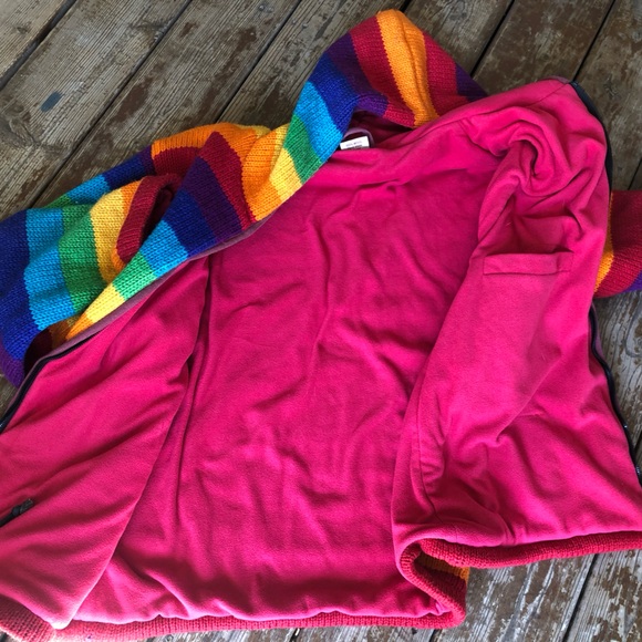 BALTA Funwear Vintage 100% Wool Handmade in Nepal Lined Zip Up Sweater Jacket XL - Picture 7 of 7